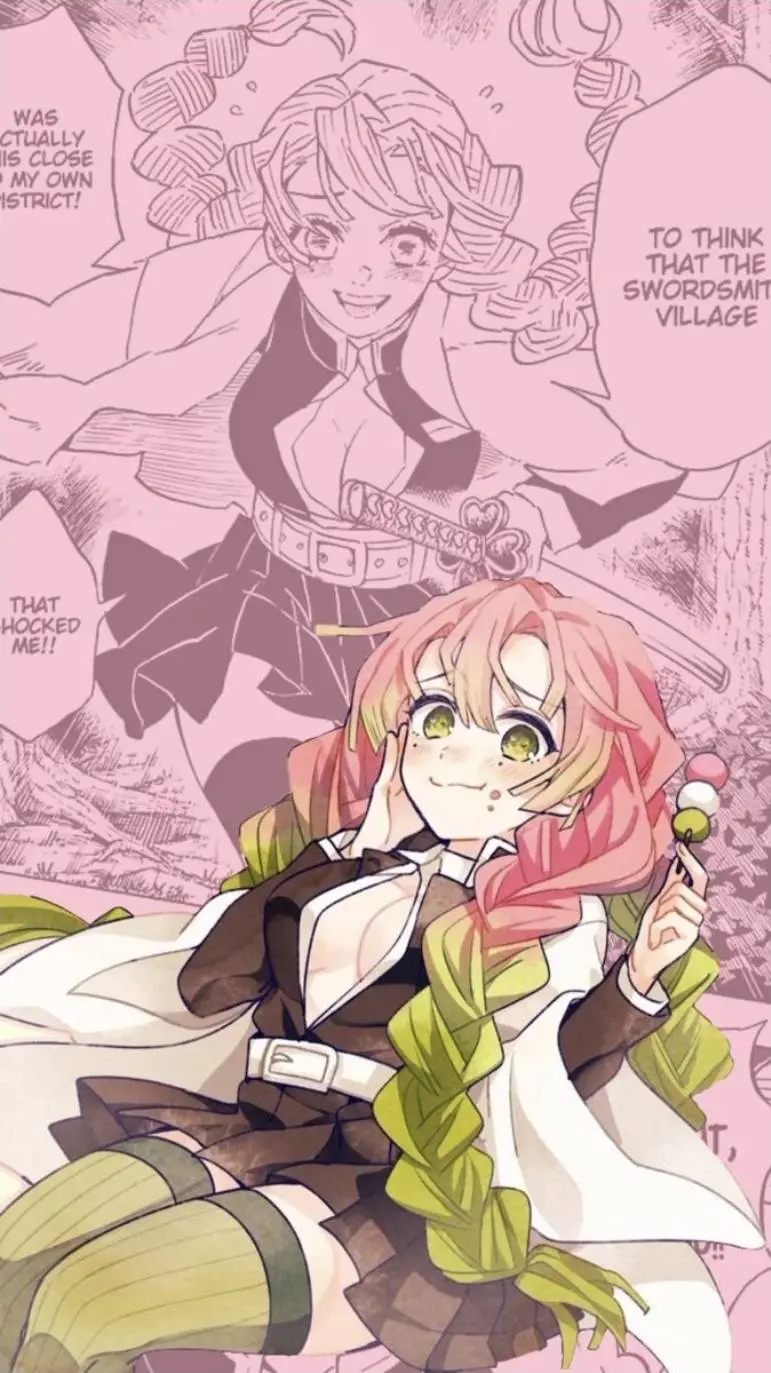 ai character: Mitsuri  background
