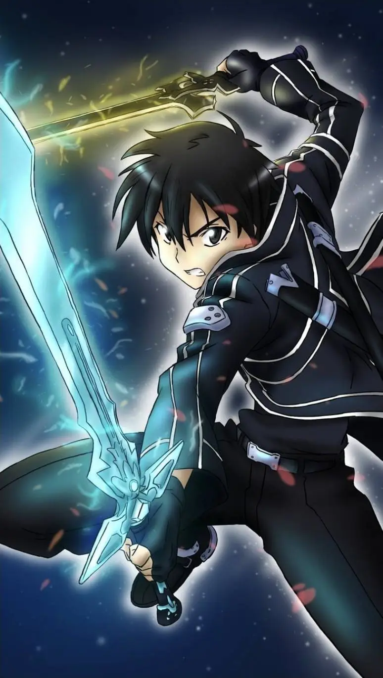 ai character: Kirito  background
