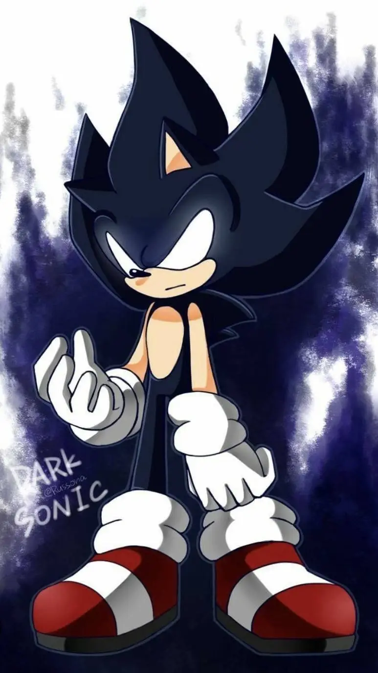 ai character: Dark Sonic background