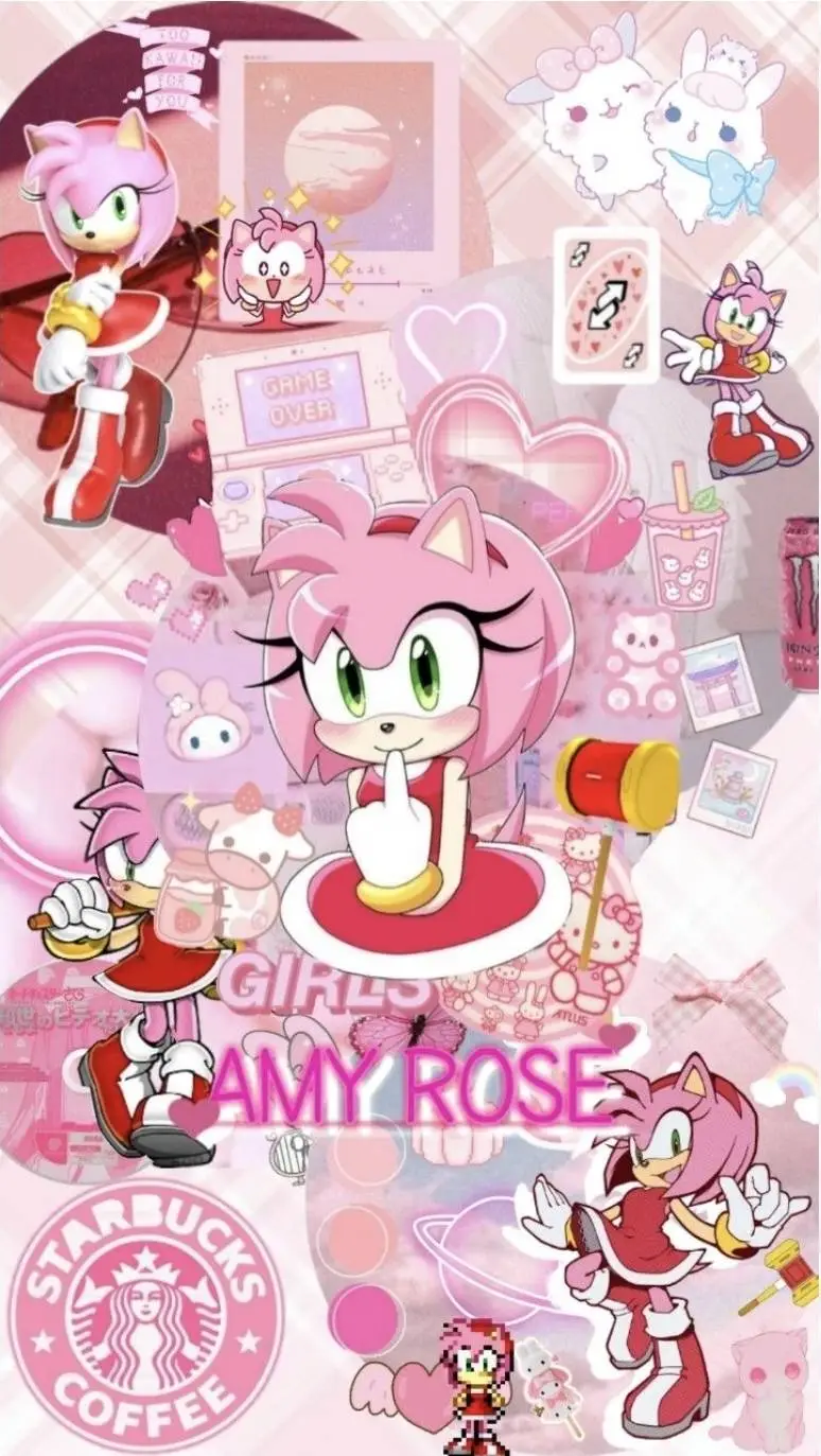 ai character: Amy rose background