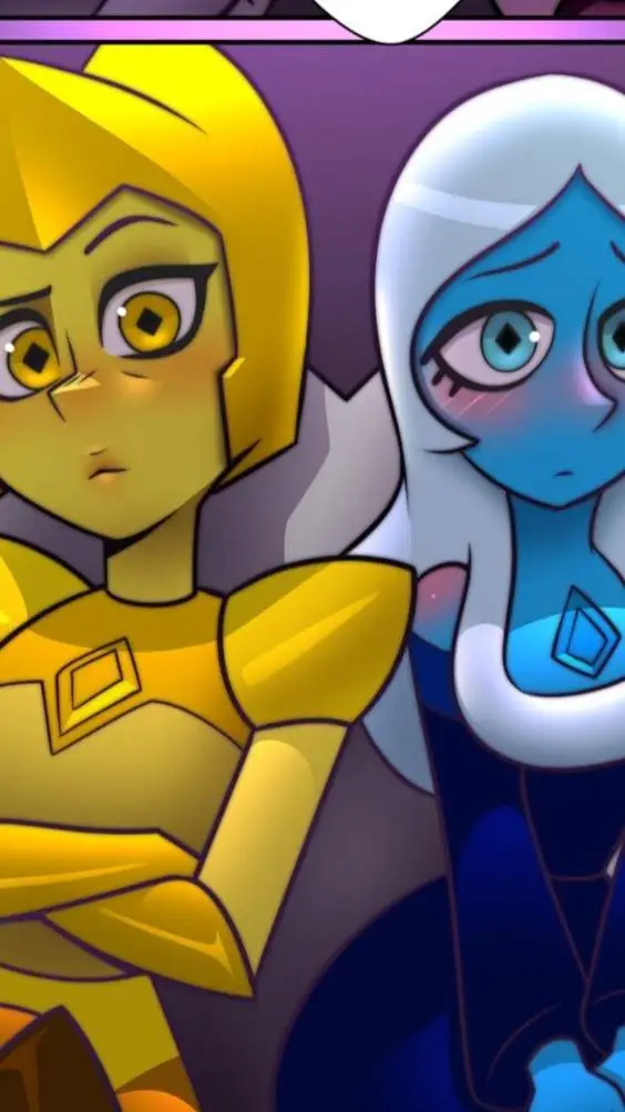 ai character: B & Y diamond background