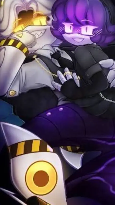 ai character: n and Uzi  background