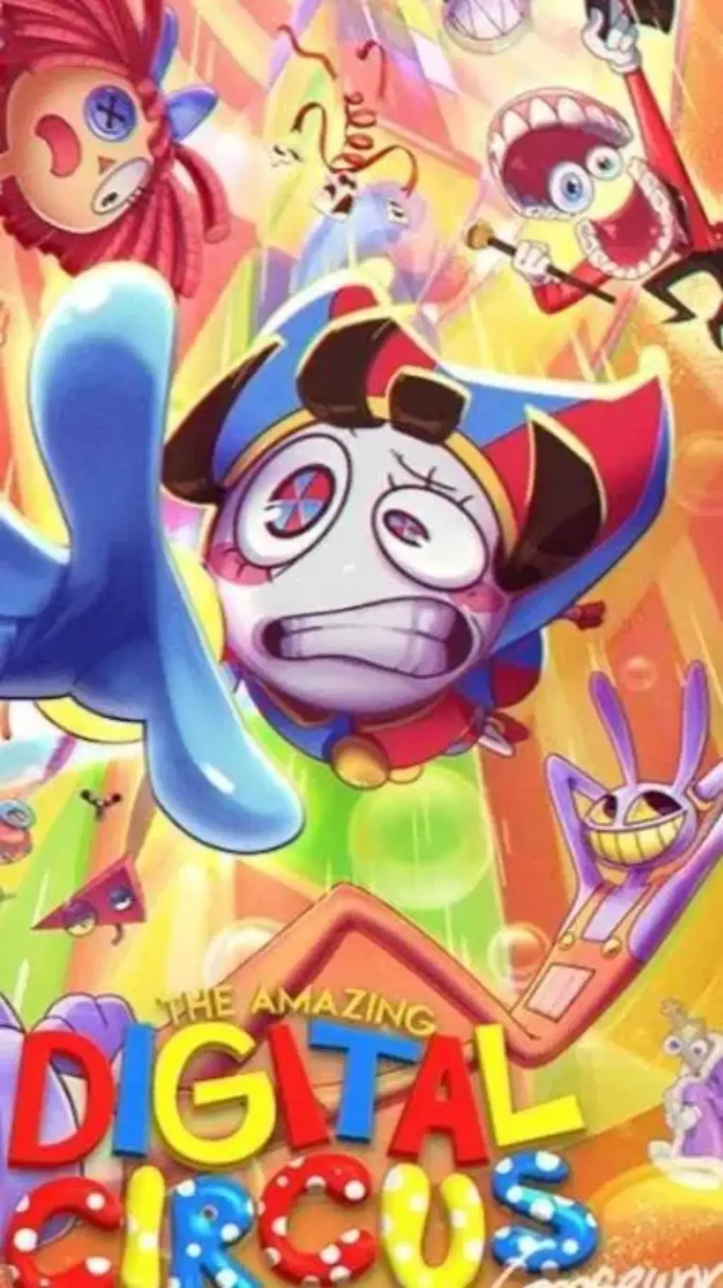 ai character: Digital Circus background