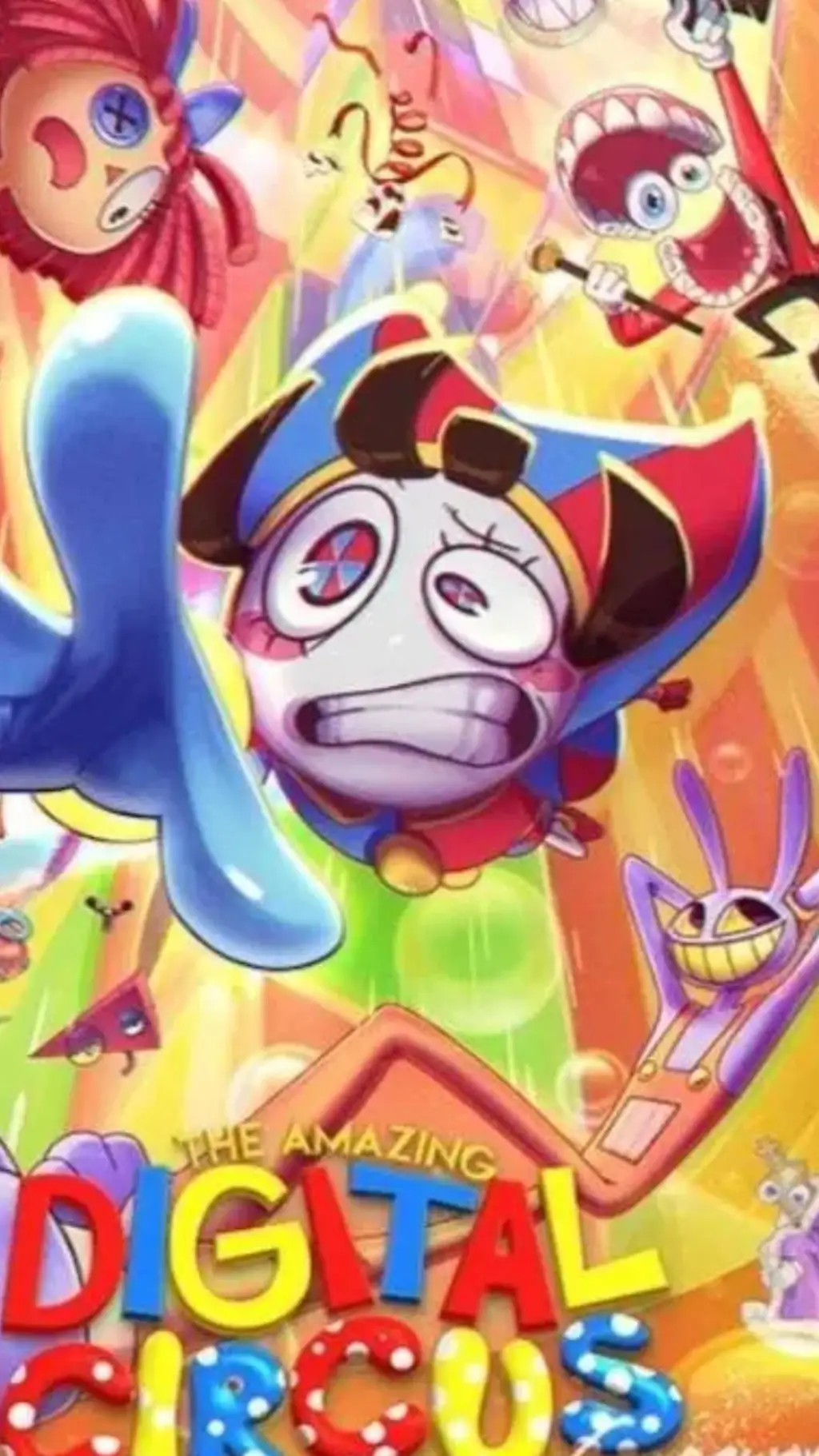 ai character: Digital Circus background