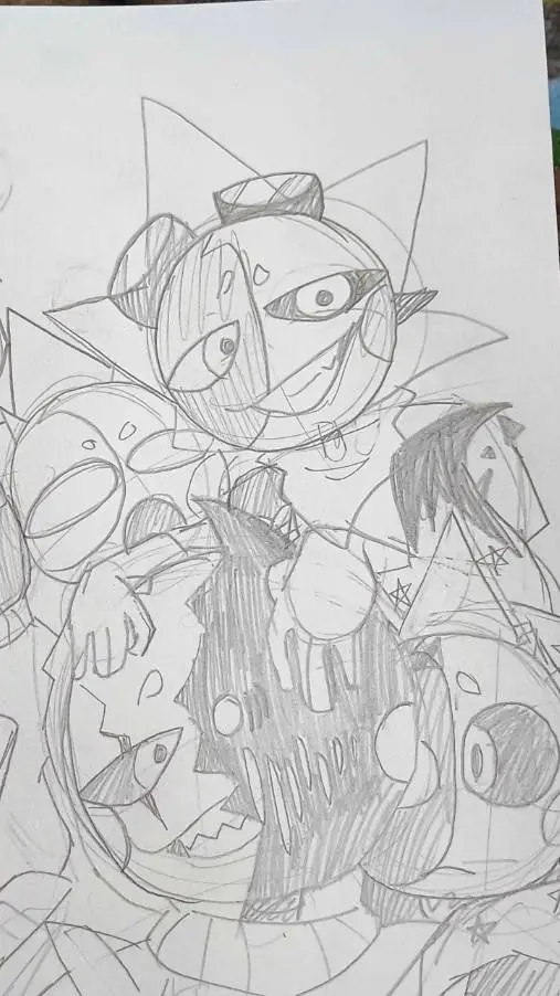 ai character: ruin background