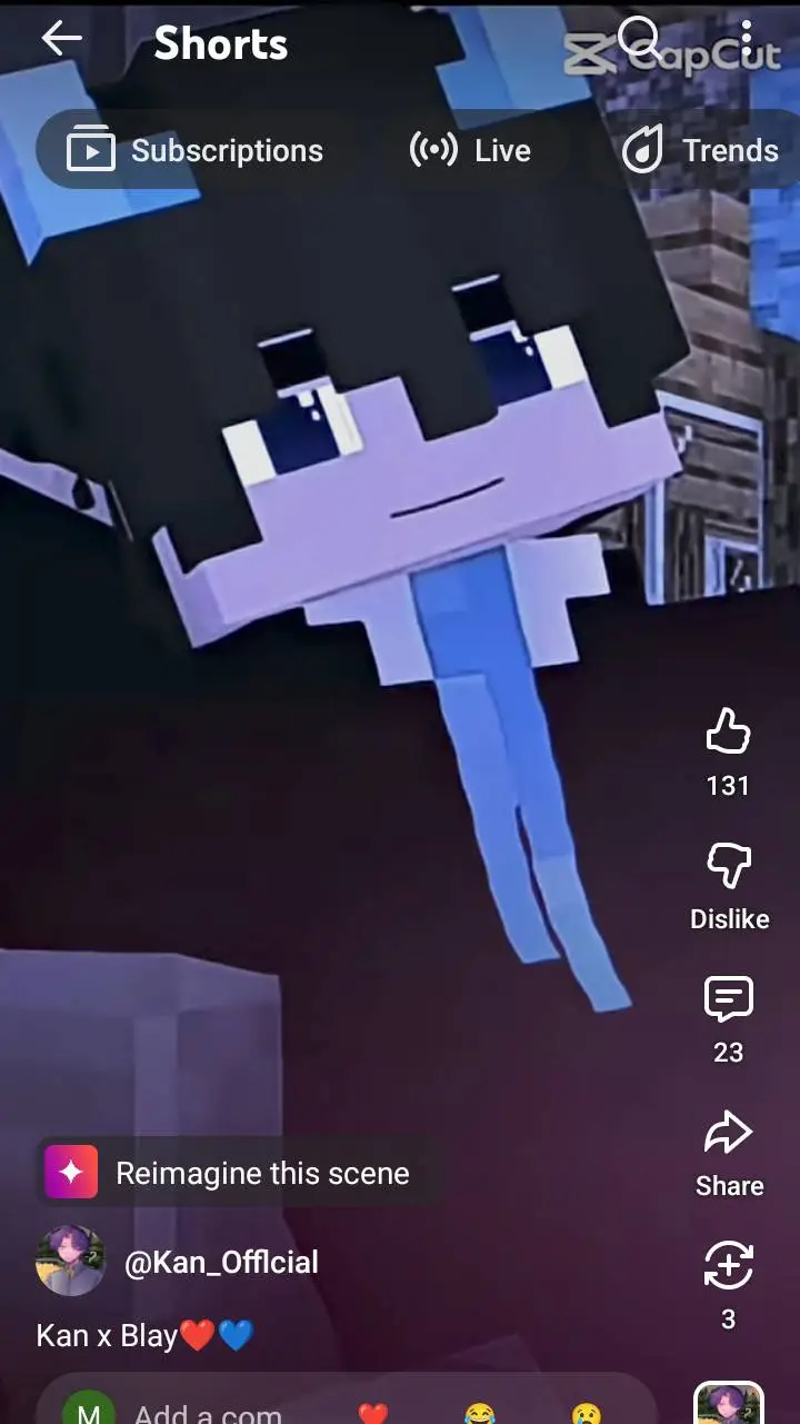 ai character: blay background