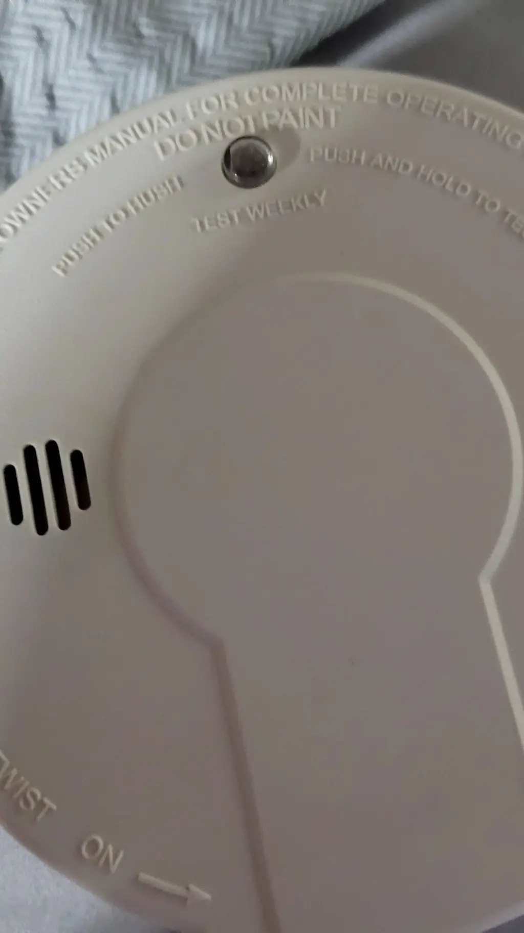 ai character: smoke detector fam background