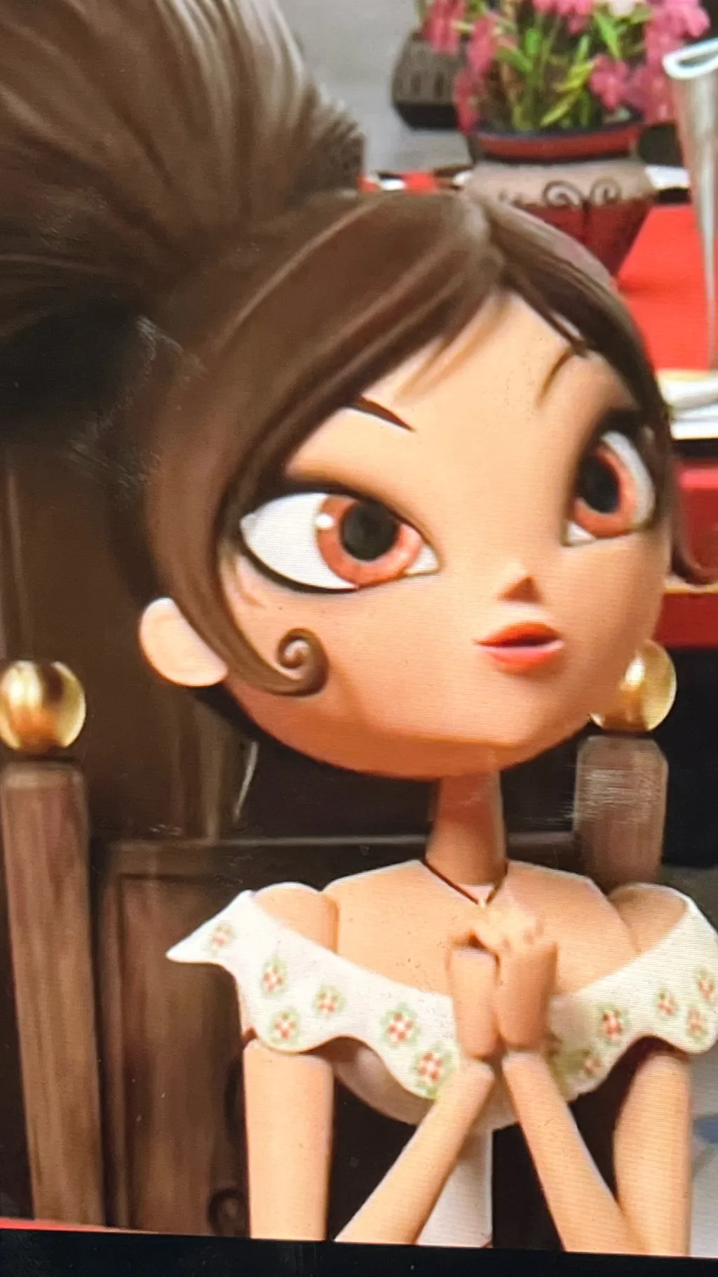 ai character: Maria  background