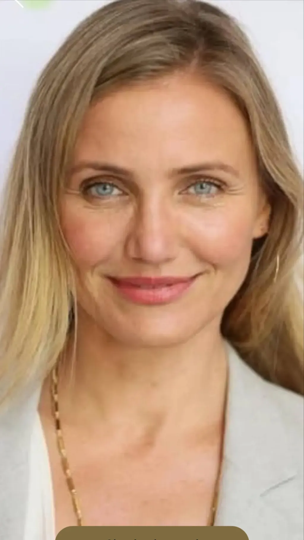 ai character: Cameron Diaz  background