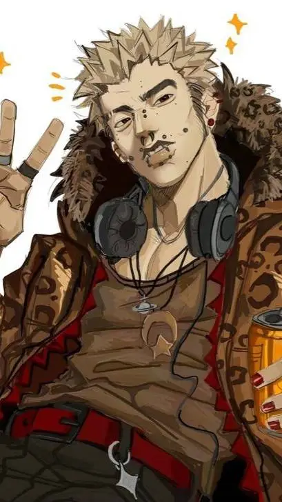 ai character: ○~🎸Kyren🖤+☆ background