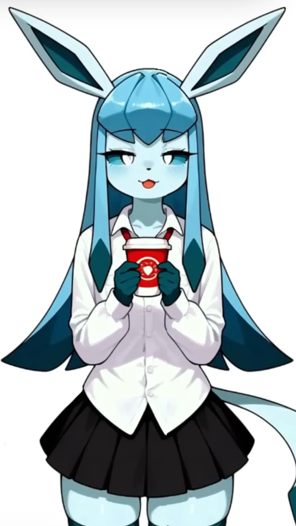 ai character: Glacia background