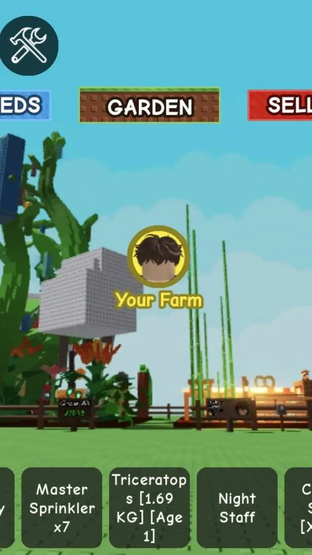 ai character: Grow A Garden Pt2! background