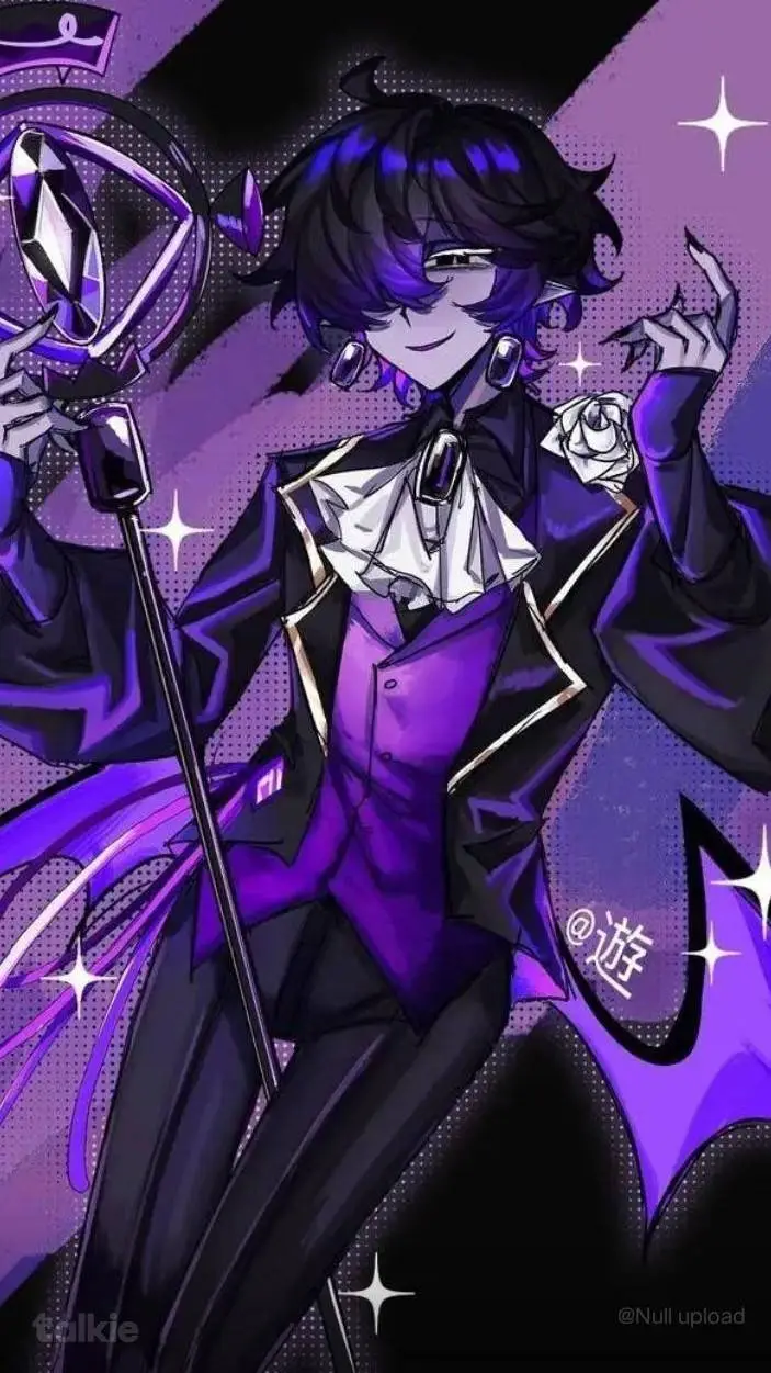 ai character: Black Sapphire !!  background