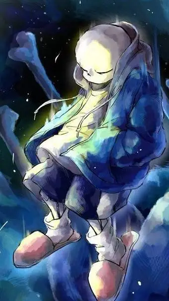 ai character: ՏᎪΝՏ background