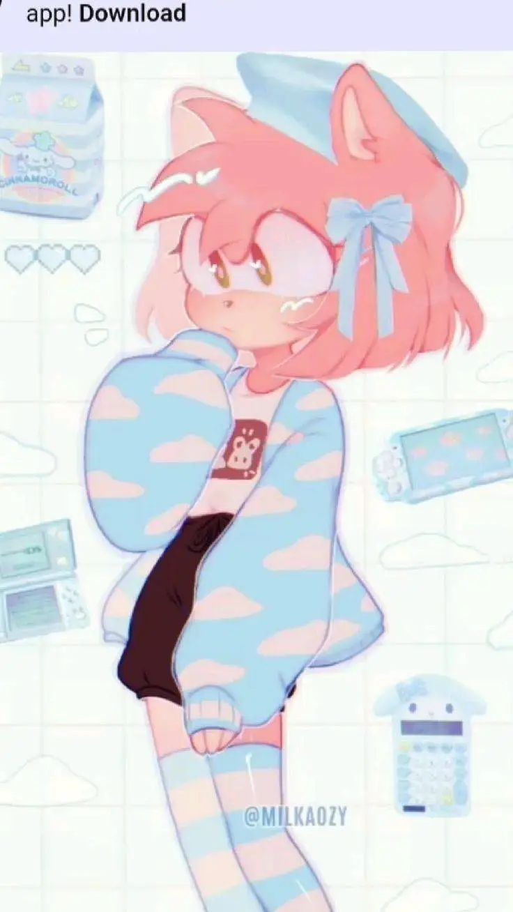 ai character: Amy Rose background
