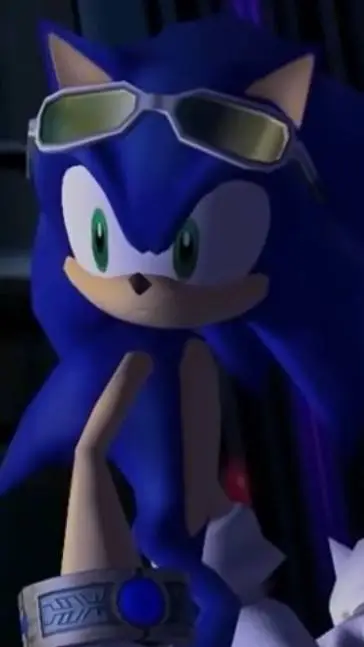 ai character: Happy B-Day Sonic background