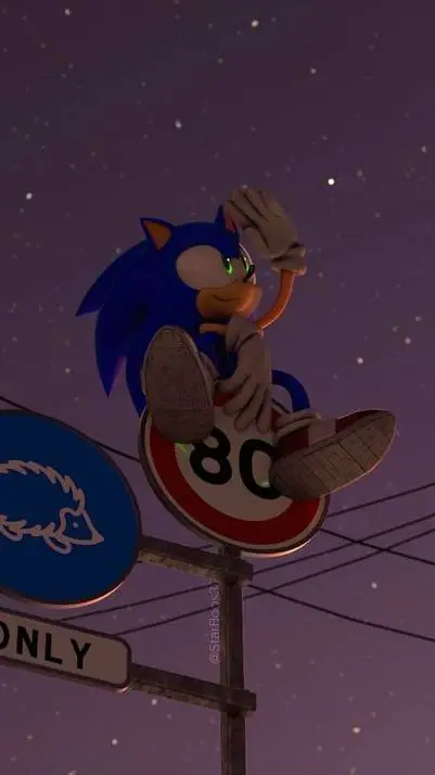 ai character: Sonic(Again) background