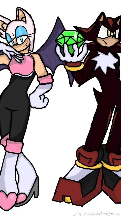 ai character: Shadow&Rouge background