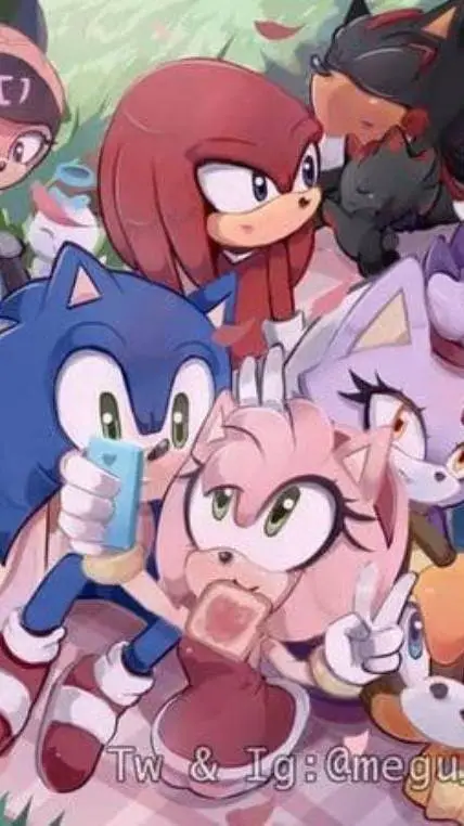 ai character: Sonic Picnic background