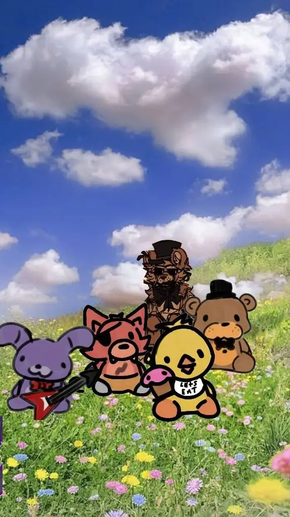 ai character: FNaF x Our World background