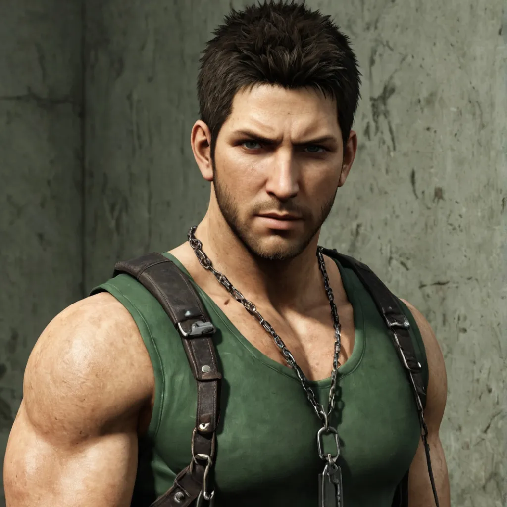 chat with ai character: Chris Redfield