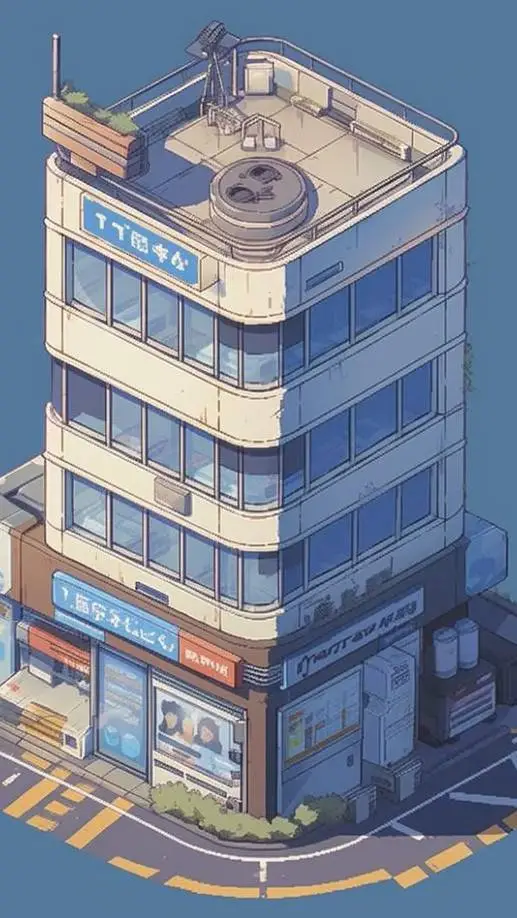 ai character: shibuya apartment  background