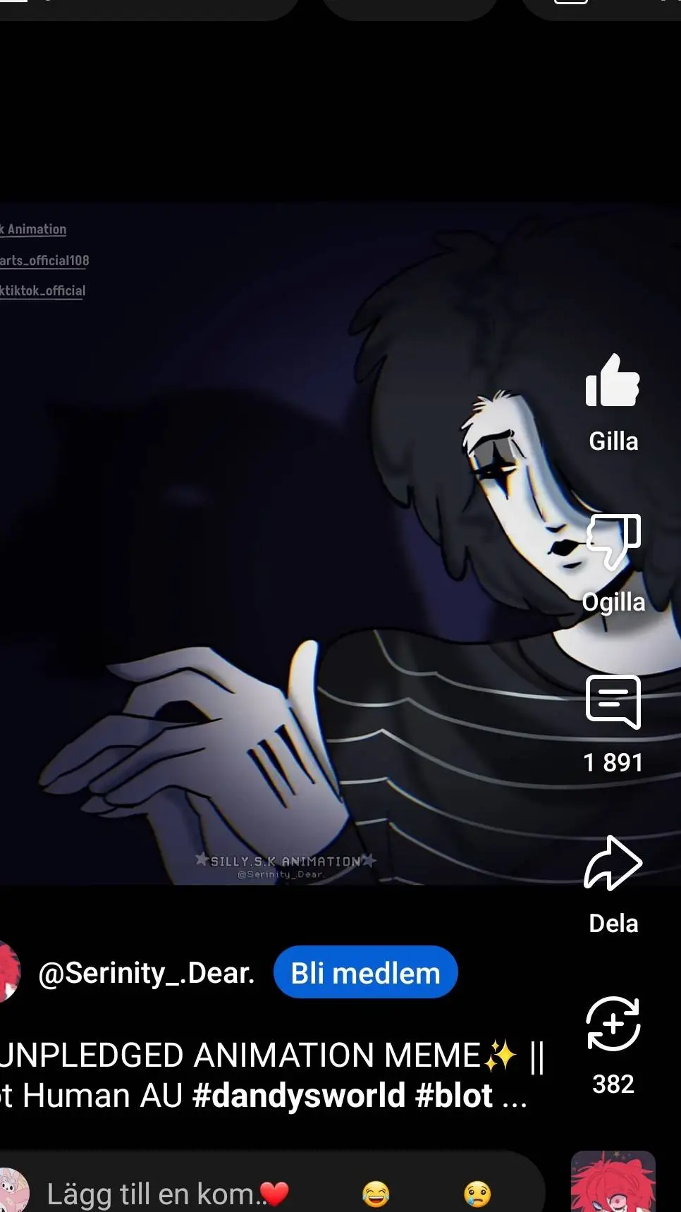 ai character: New toon blot.  background