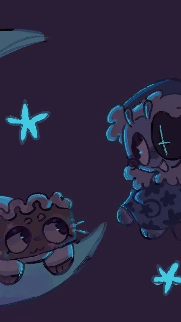 ai character: MOON CAKE!! ♡♡ background
