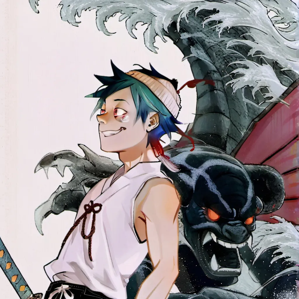 chat with ai character: Gorillaz mix up