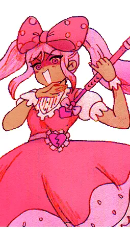 ai character: Sweetheart  background
