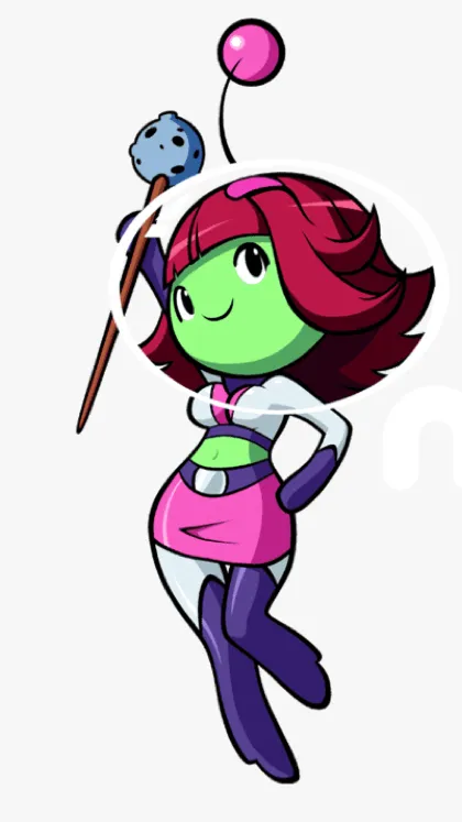 ai character: Luna background