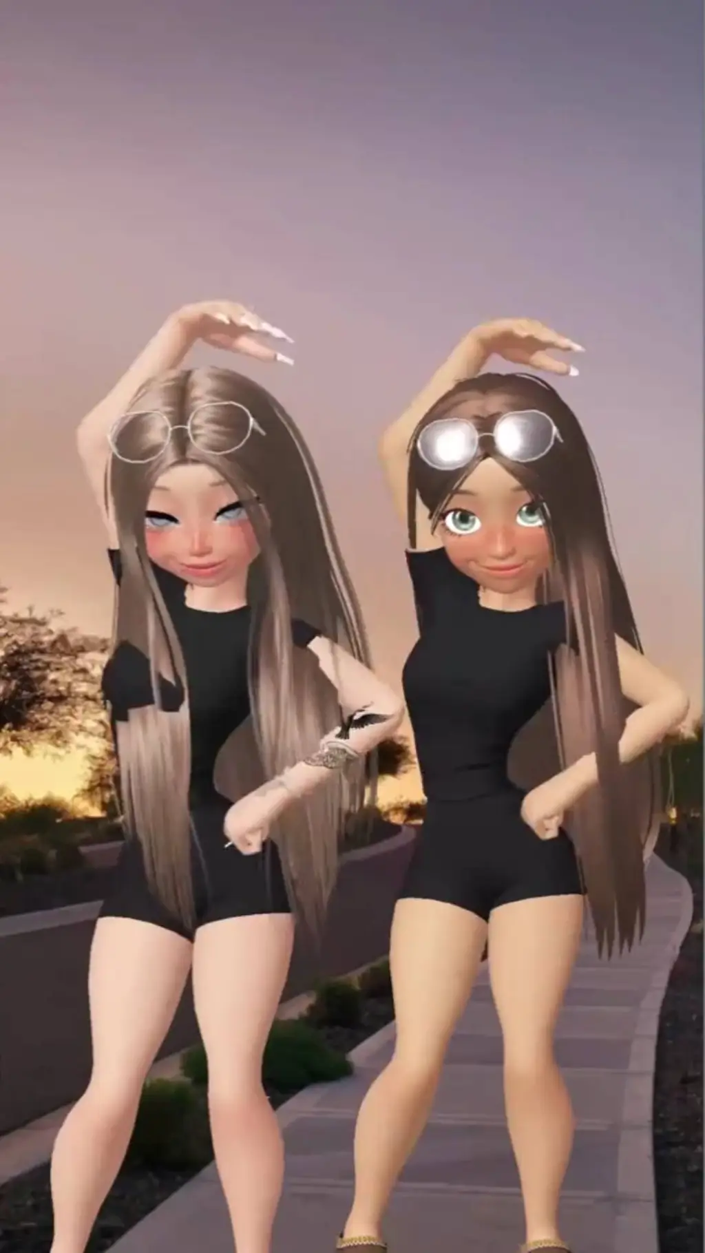 ai character: Mila & Jade background