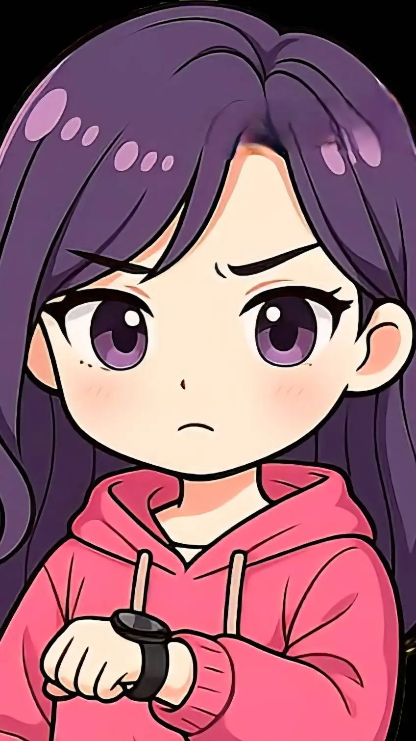 ai character: Luna mad 8 background