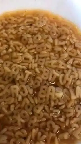 ai character: Alphabet Soup background