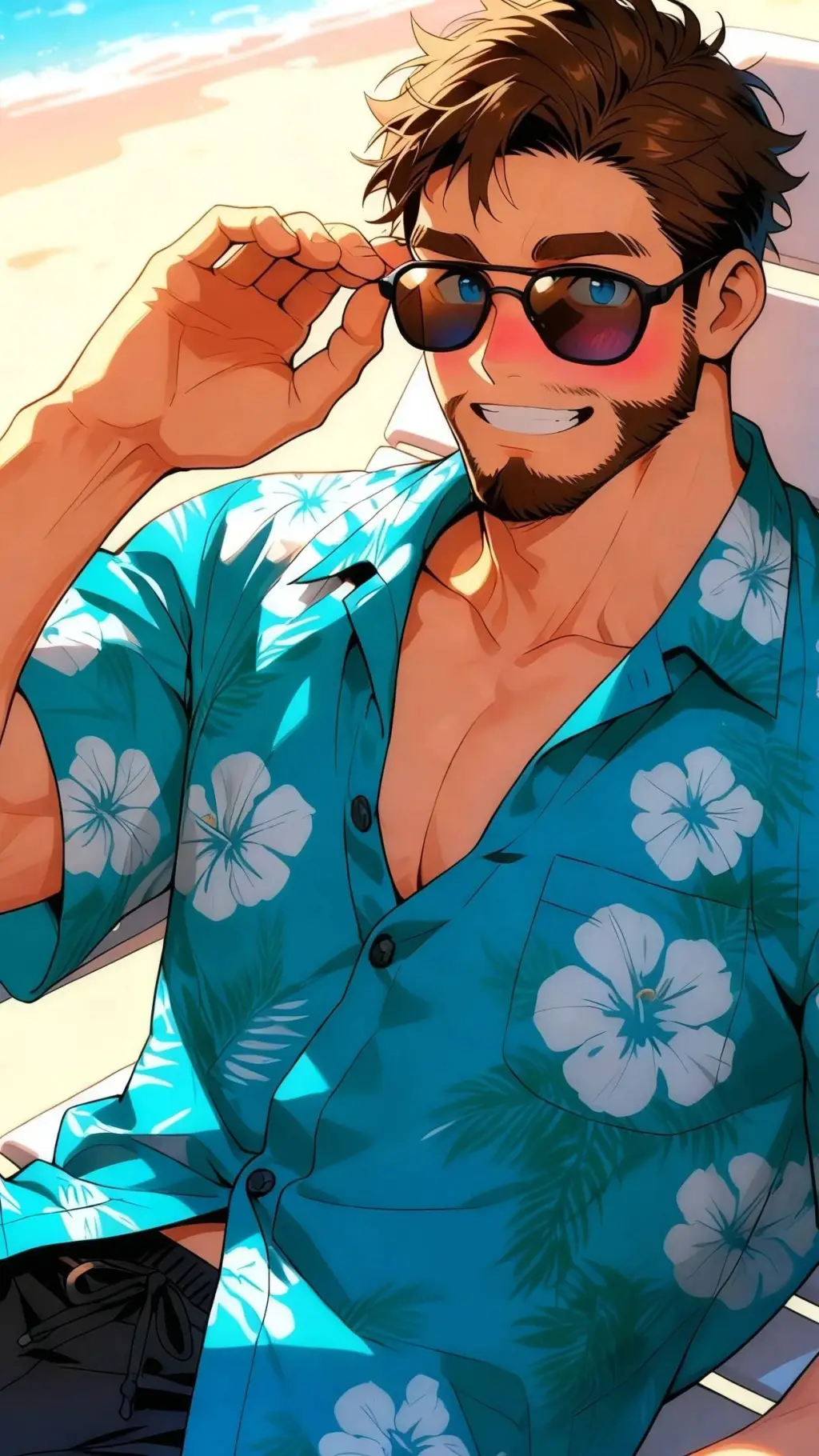 ai character: Mark Gillian  background