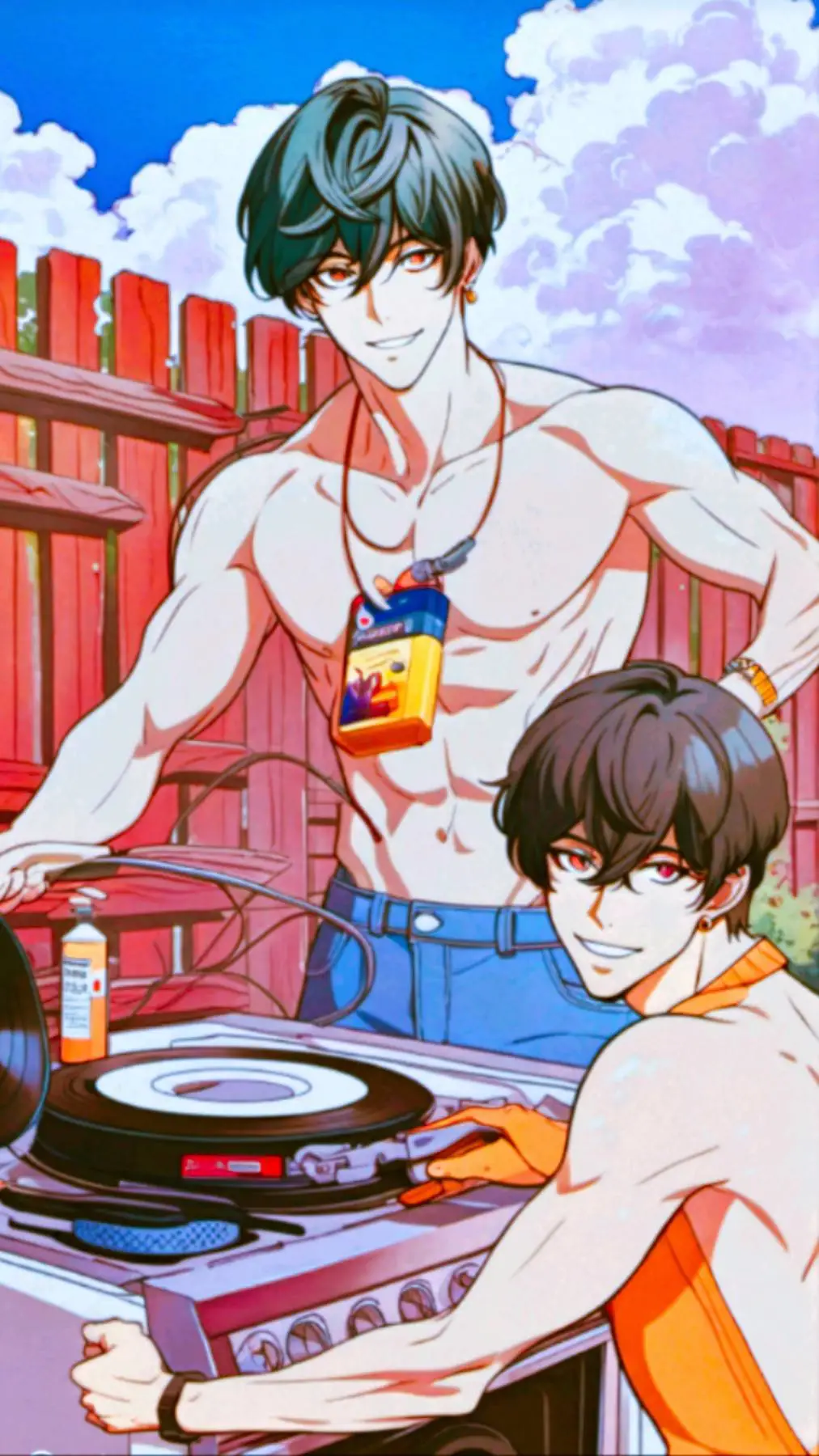ai character: Adam & Mark background
