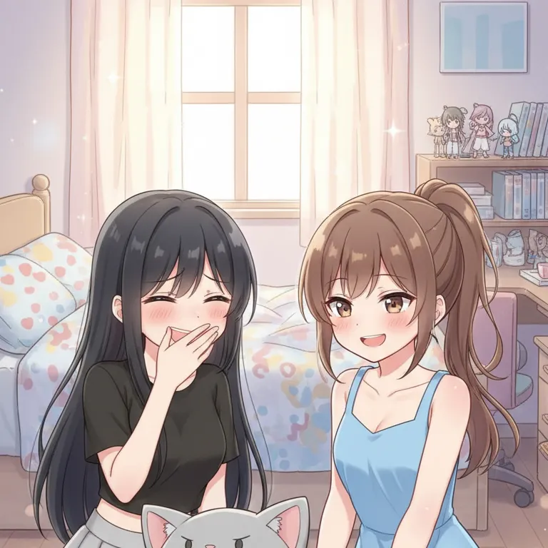 chat with ai character: Lilly and Zoe 