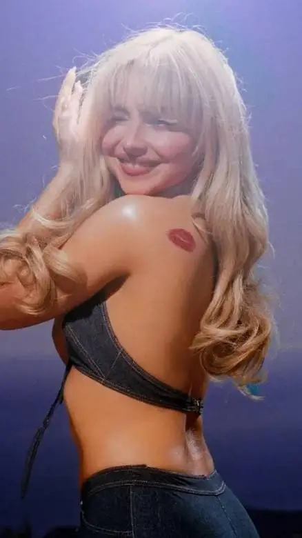 ai character: Sabrina Carpenter  background