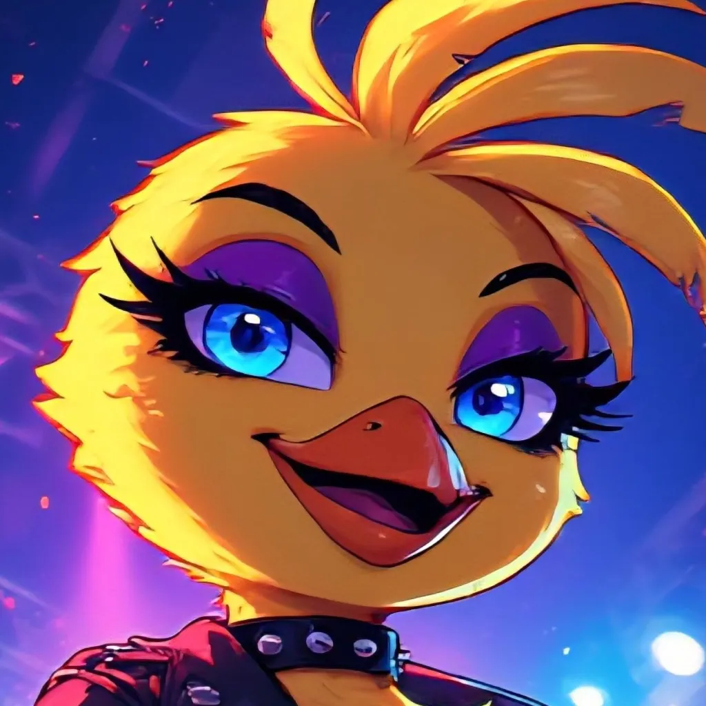 chat with ai character: Chica (Rock AU)