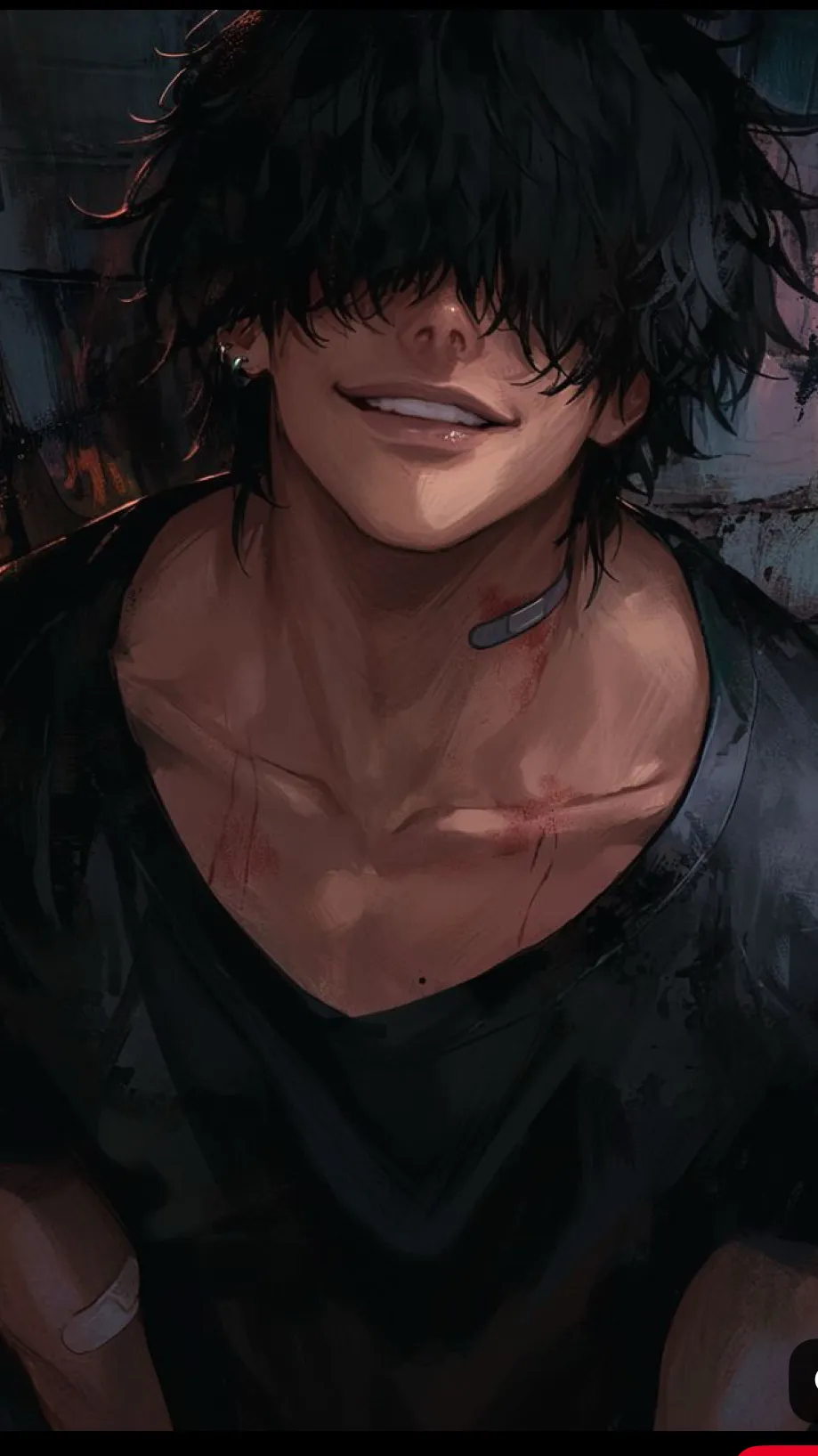 ai character: 🖤Ricky🖤 background