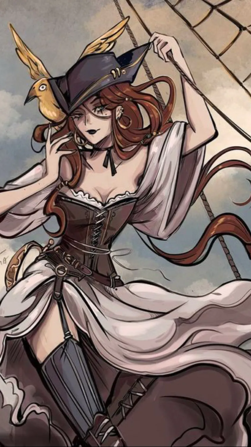 ai character: 🏴‍☠️Ash🏴‍☠️ background
