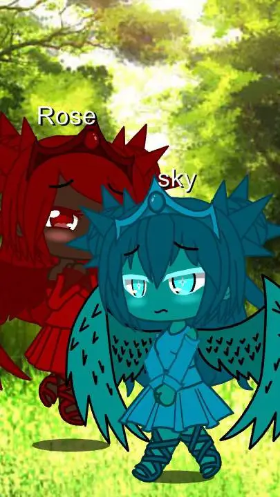 ai character: roes&sky background