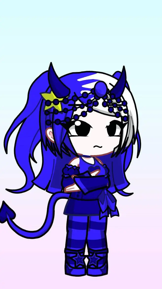 ai character: moon background