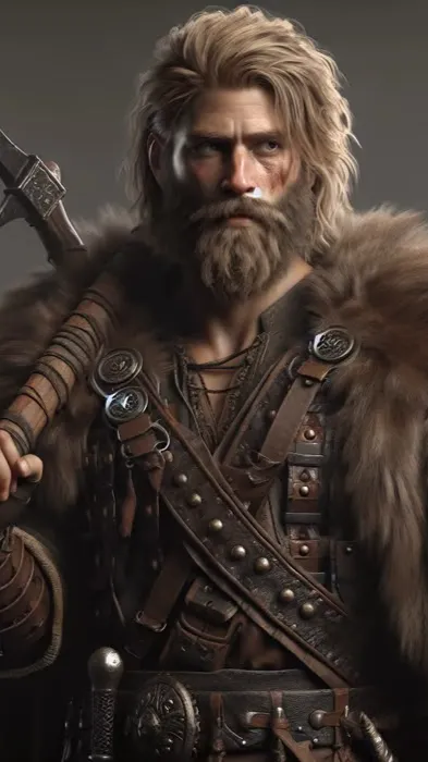 ai character: Viking background