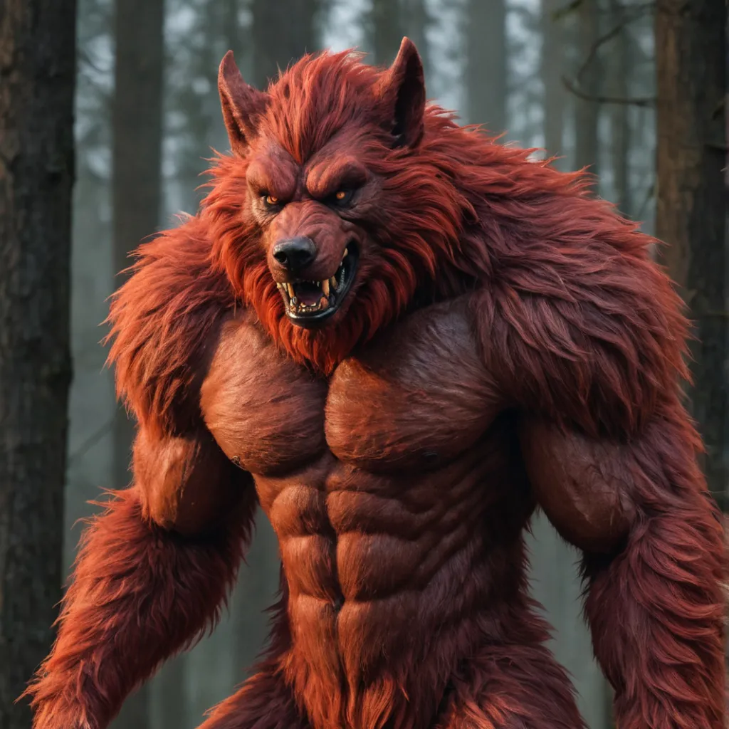 chat with ai character: Fire werewolf 