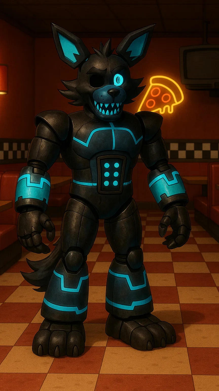 ai character: Abyssal foxy background