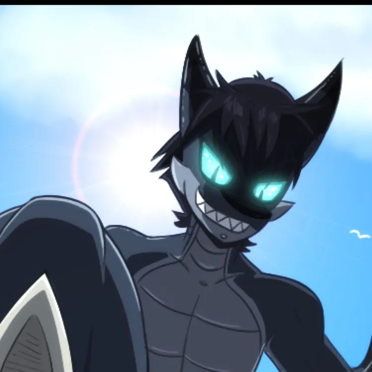 chat with ai character: Male shark