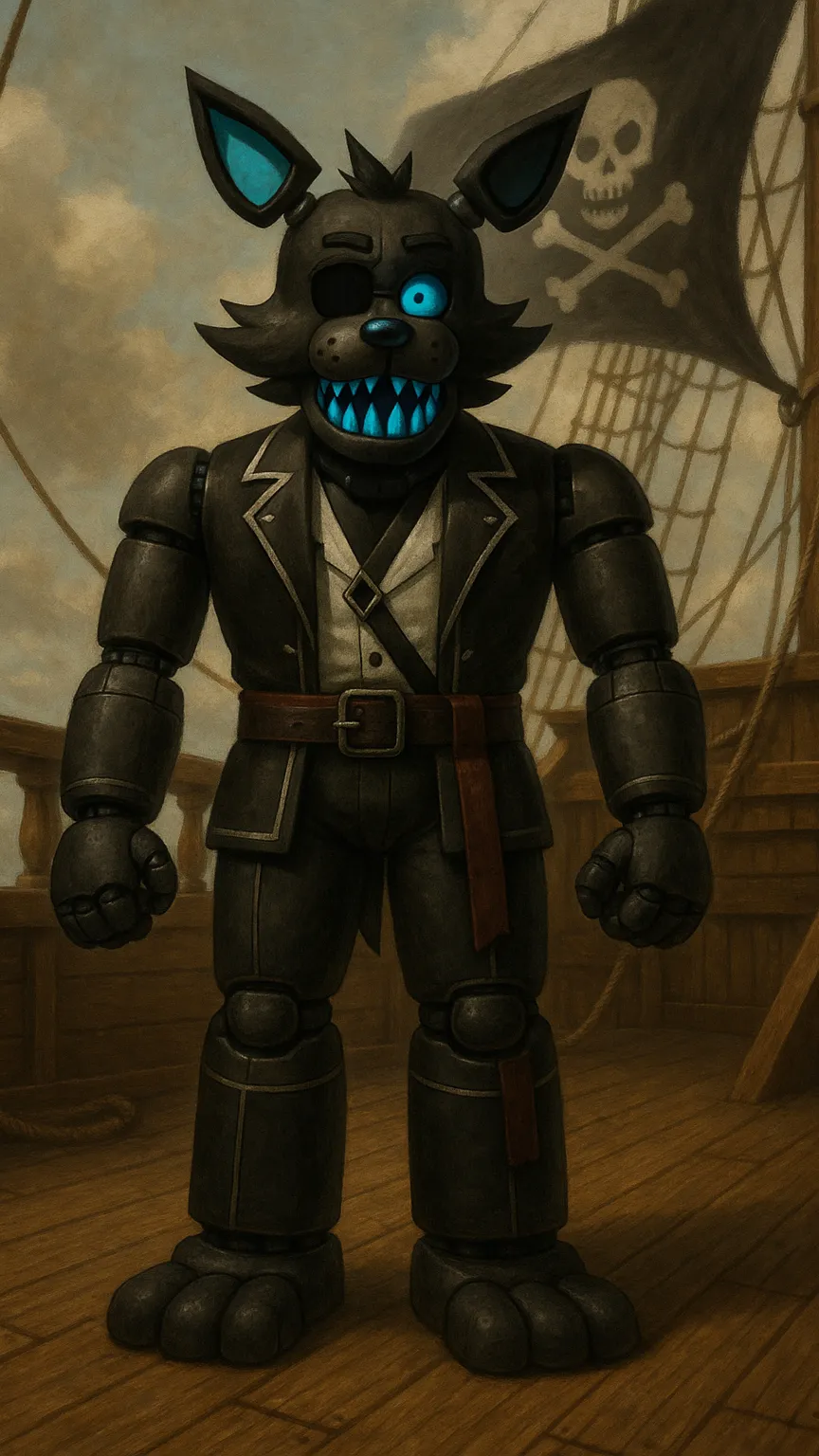 ai character: Captain V. Foxy background