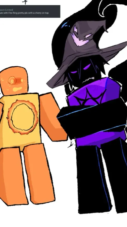 ai character: Spawn x Fire ring background