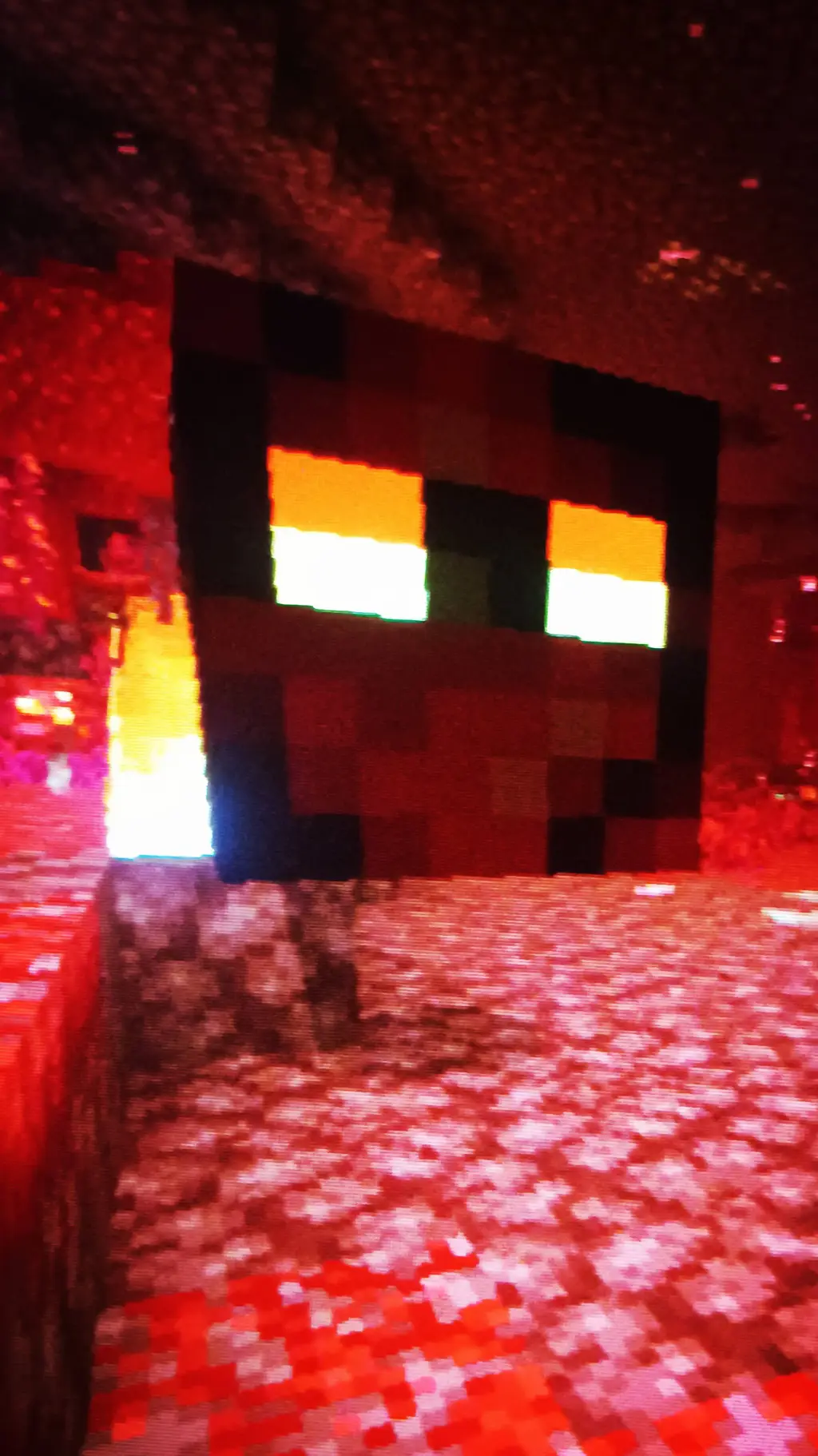 ai character: Magma cube background